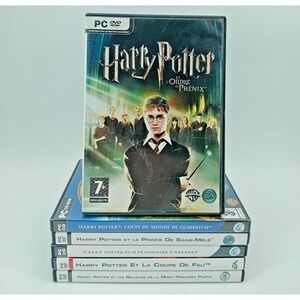 Harry Potter – Lot‎ of 6 PC Games – French Version – PAL – Tested VG
